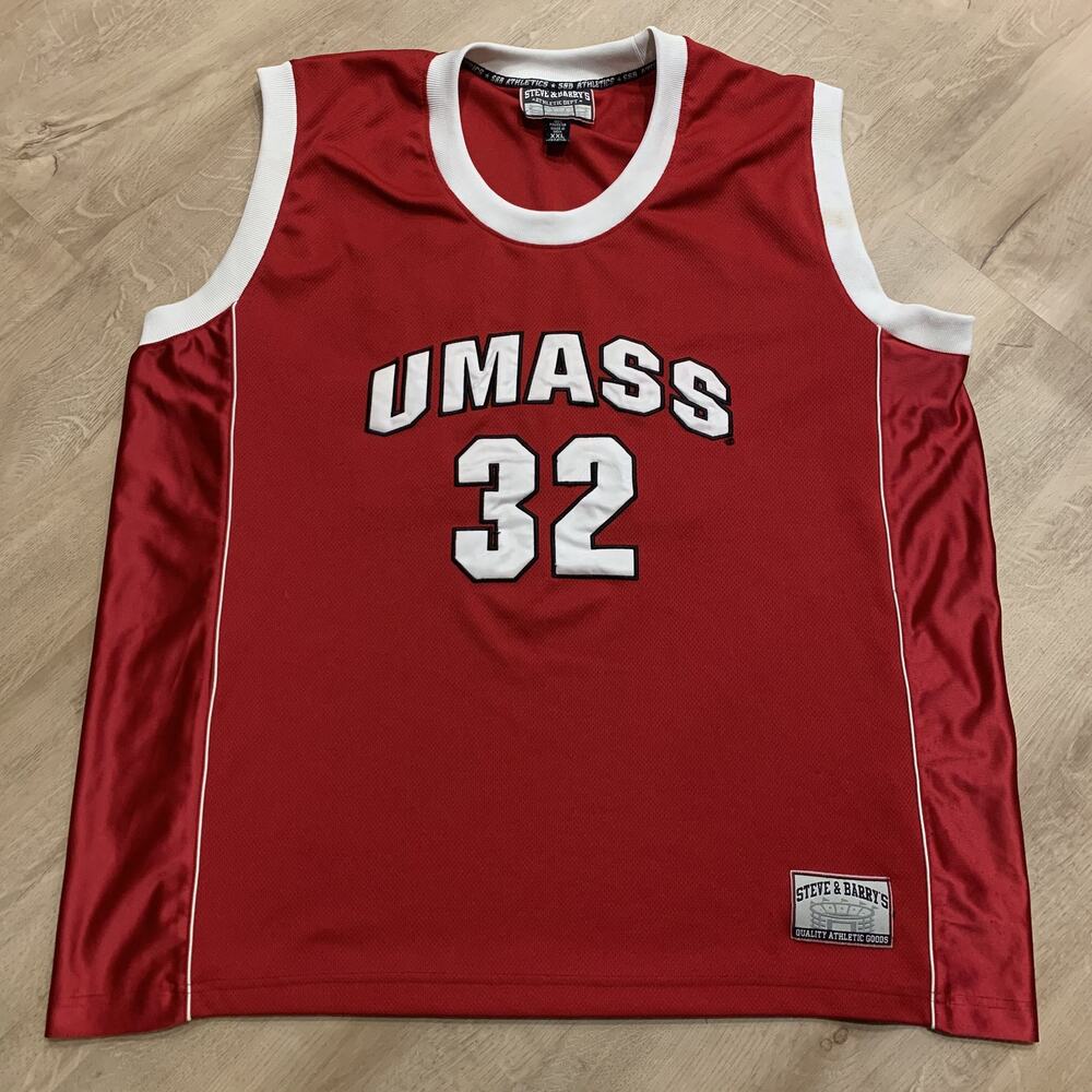 Steve & Barry's UMass Amherst Julius Erving #32 Men's 2XL XXL Basketball Jersey